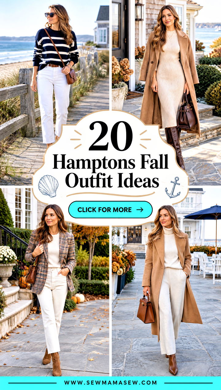 20 Hamptons Fall Outfit Ideas for Cozy Coastal Getaways - 20 Hamptons Fall Outfit Ideas for Cozy Coastal Getaways