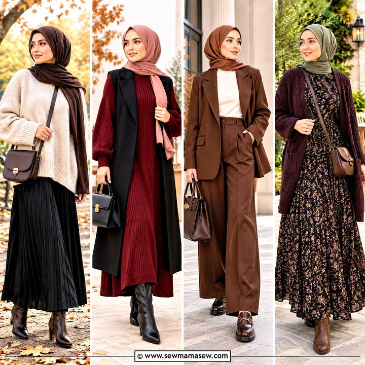 20 Hijab Fashion Autumn Ideas for Elegant Everyday Layers