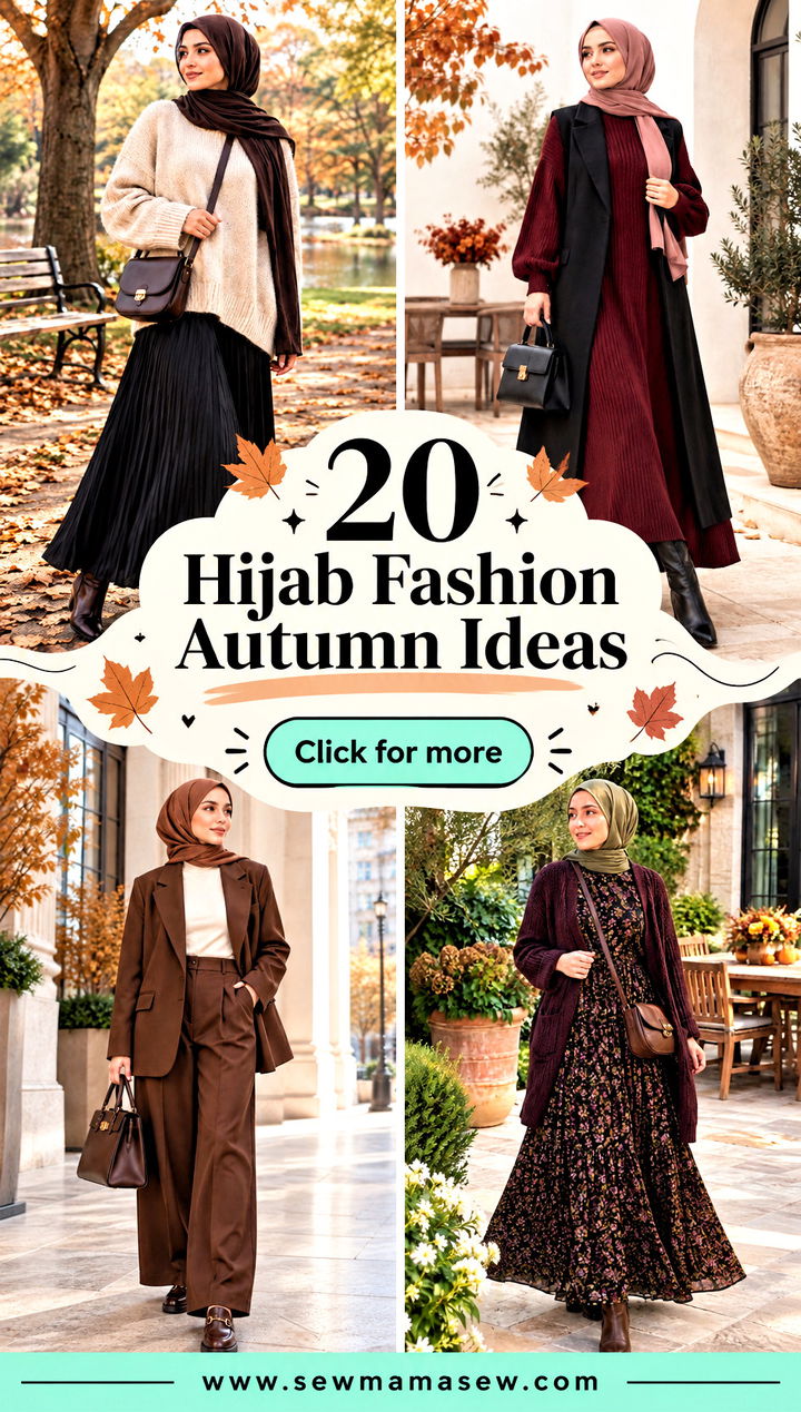 20 Hijab Fashion Autumn Ideas for Elegant Everyday Layers - 20 Hijab Fashion Autumn Ideas for Elegant Everyday Layers