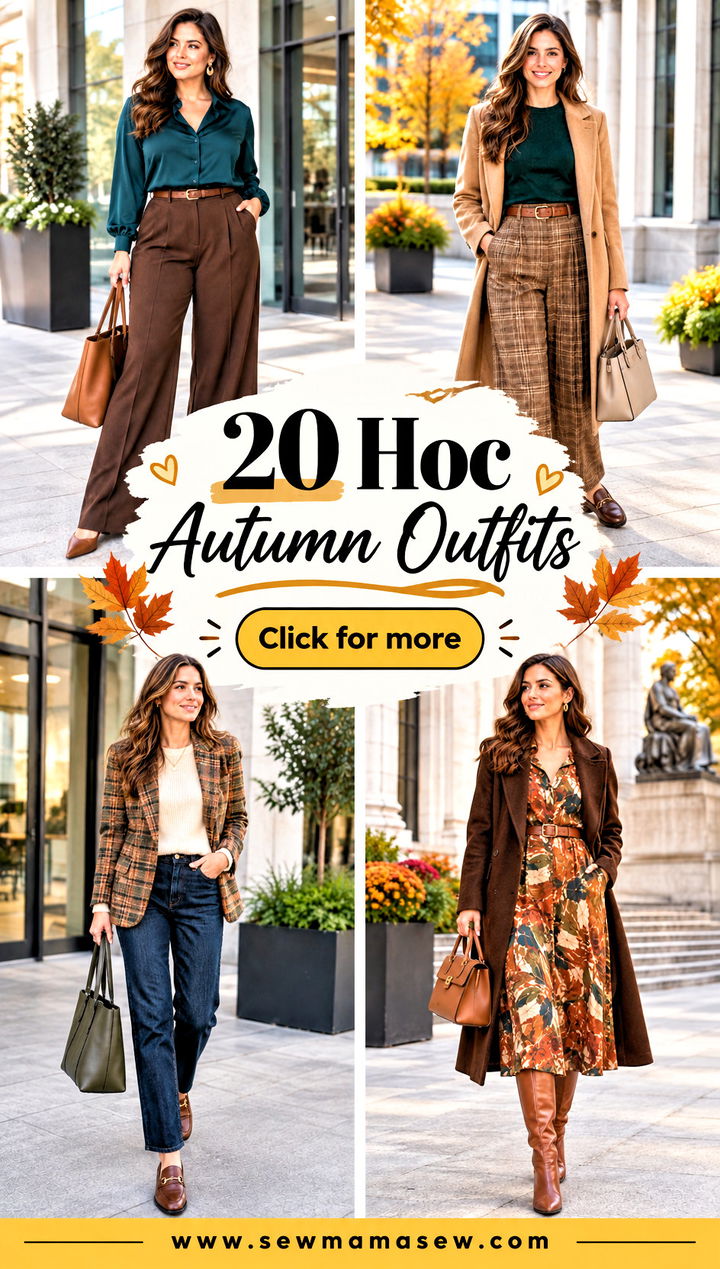 20 Hoc Autumn Outfits for a Warm Confident Seasonal Look - 20 Hoc Autumn Outfits for a Warm, Confident Seasonal Look
