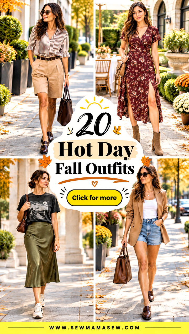 20 Hot Day Fall Outfits for Effortless Warm-Weather Style - 20 Hot Day Fall Outfits for Effortless Warm-Weather Style