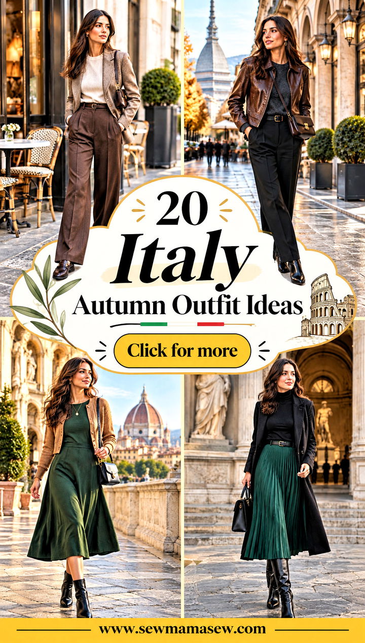 20 Italy Autumn Outfit Ideas for Chic City Breaks Abroad - 20 Italy Autumn Outfit Ideas for Chic City Breaks Abroad