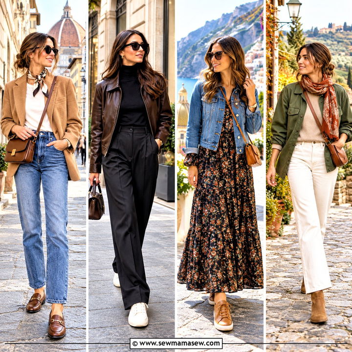 20 Italy October Outfit Ideas for Women: Easy Travel Chic