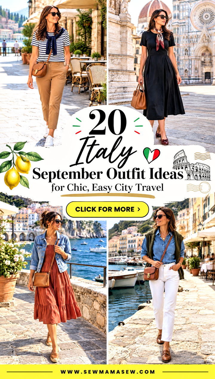 20 Italy September Outfit Ideas for Chic Easy City Travel - 20 Italy September Outfit Ideas for Chic, Easy City Travel