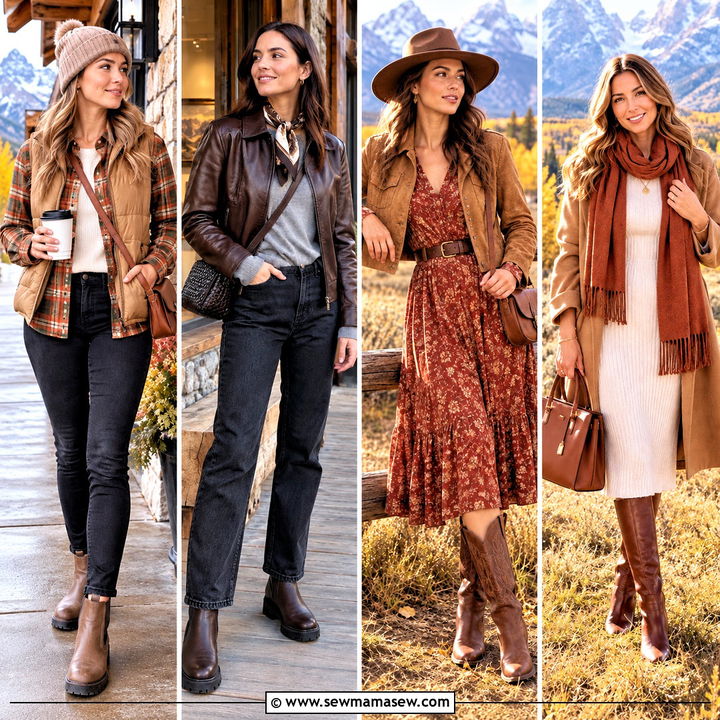 20 Jackson Hole Fall Outfit Ideas for Cozy Mountain Trips