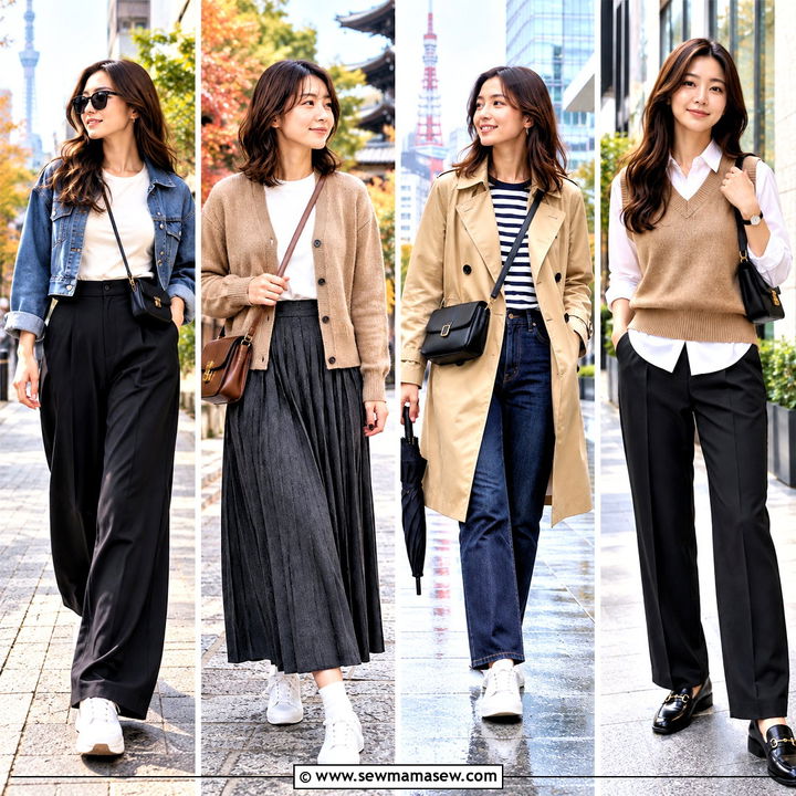 20 Japan October Outfit Ideas for Women: Chic Travel Layers