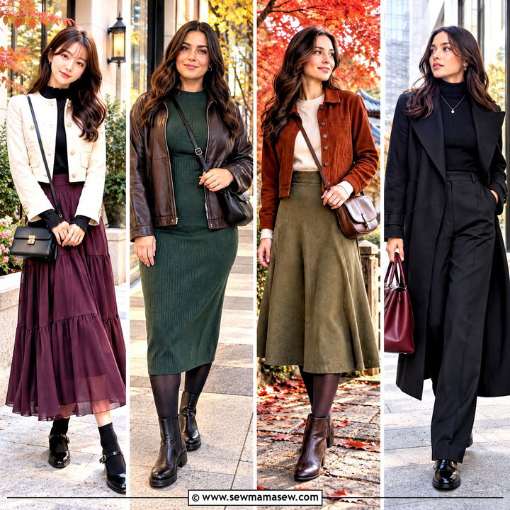 20 Japan Outfit Fall Season Ideas for Effortless City Style