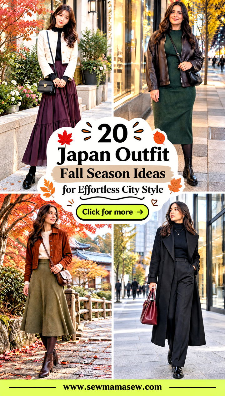 20 Japan Outfit Fall Season Ideas for Effortless City Style - 20 Japan Outfit Fall Season Ideas for Effortless City Style
