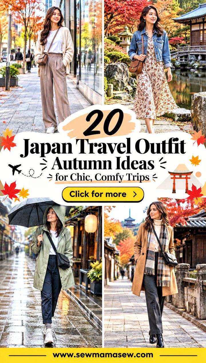 20 Japan Travel Outfit Autumn Ideas for Chic Comfy Trips - 20 Japan Travel Outfit Autumn Ideas for Chic, Comfy Trips