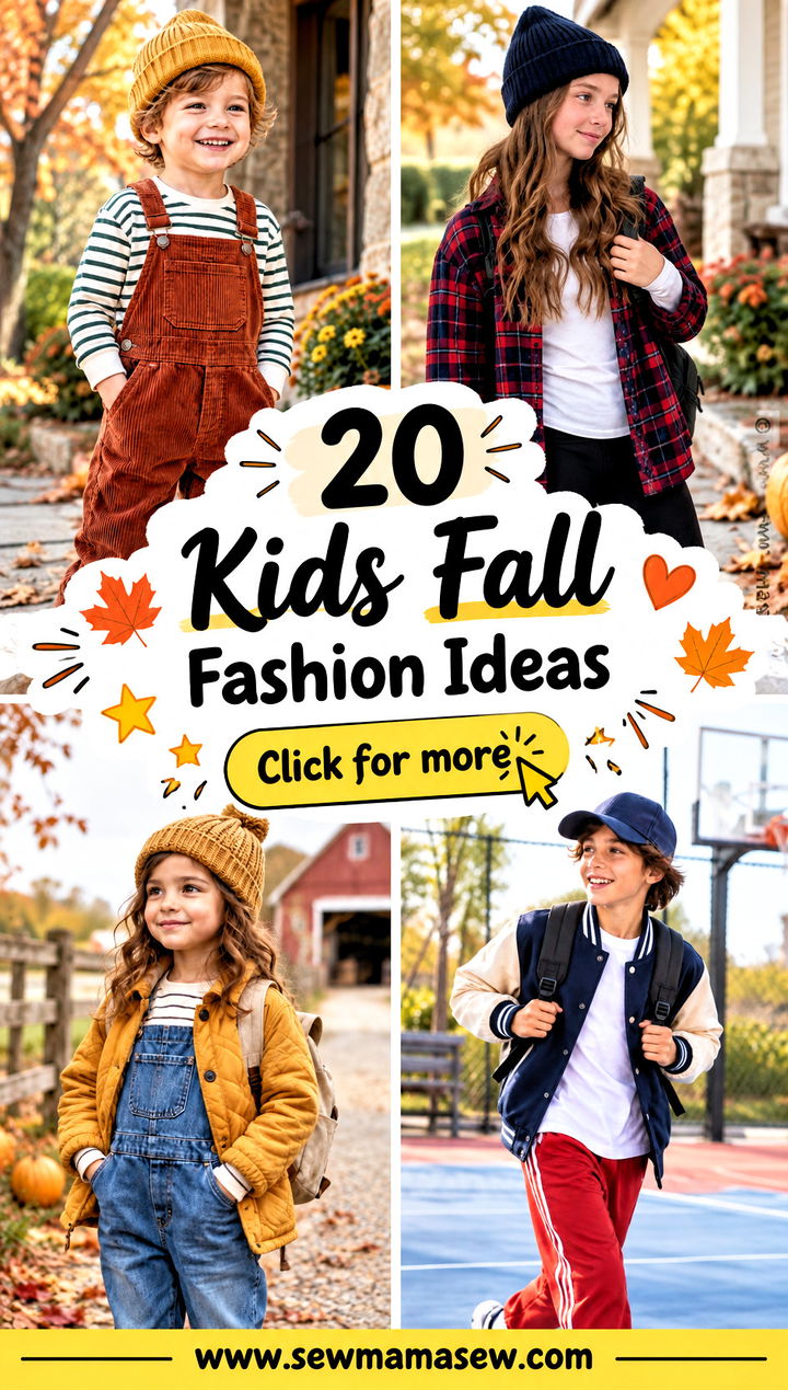 20 Kids Fall Fashion Ideas for Cozy School-Day Adventures - 20 Kids Fall Fashion Ideas for Cozy School-Day Adventures