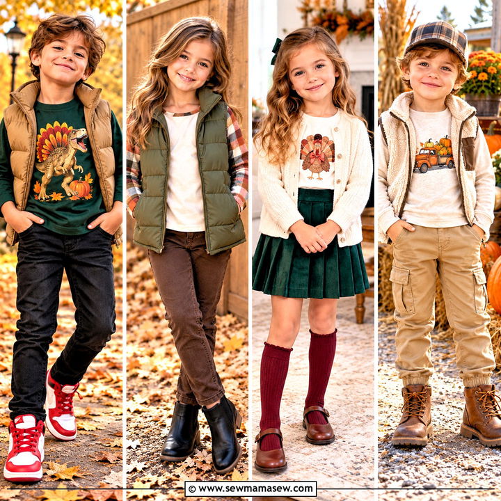 20 Kids Thanksgiving Shirts for Cute, Cozy Holiday Looks