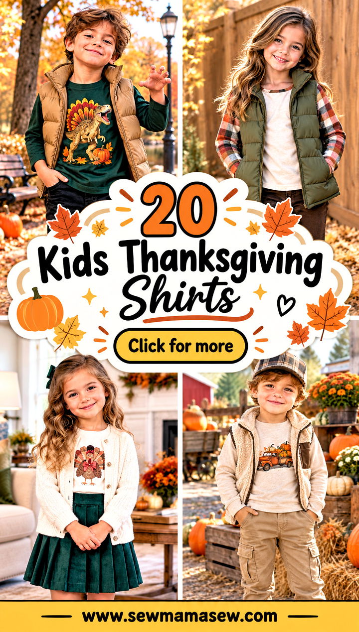 20 Kids Thanksgiving Shirts for Cute Cozy Holiday Looks - 20 Kids Thanksgiving Shirts for Cute, Cozy Holiday Looks