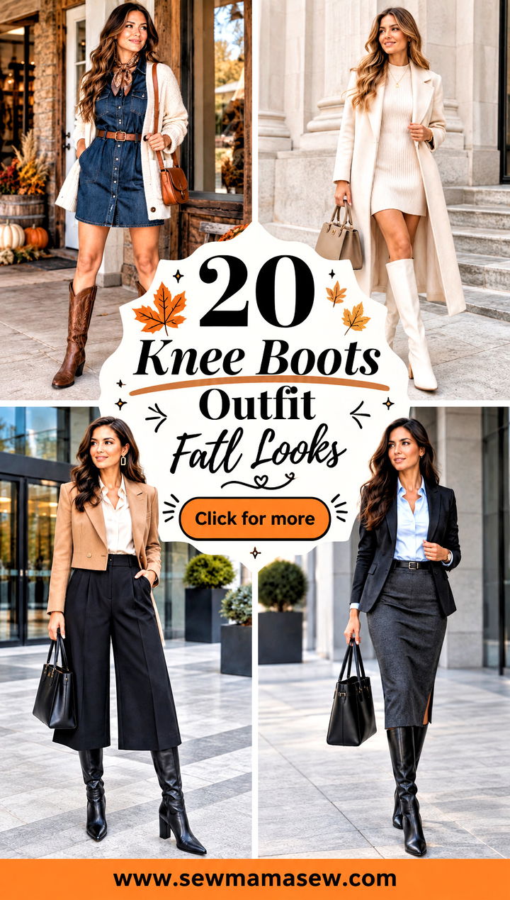 20 Knee Boots Outfit Fall Looks for Cozy Weekend Confidence - 20 Knee Boots Outfit Fall Looks for Cozy Weekend Confidence