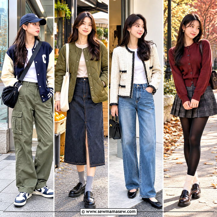 20 Korea Fall Outfit Ideas for Stylish Seoul Sightseeing