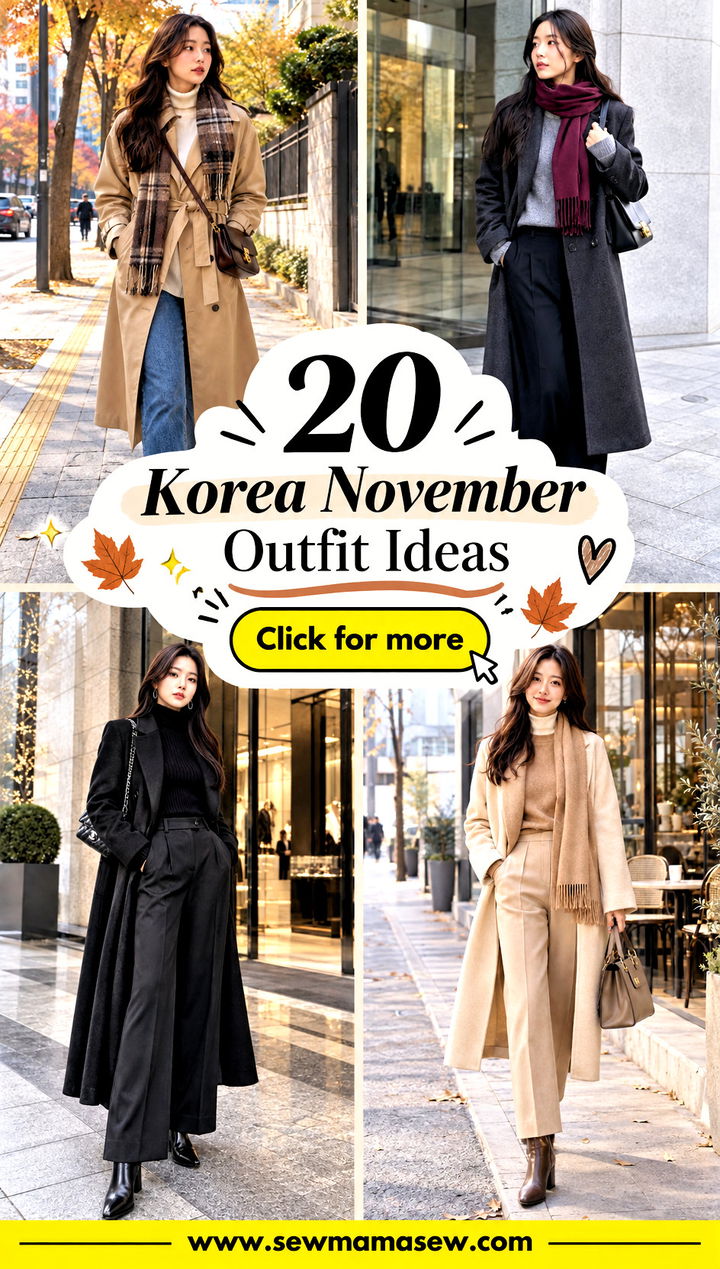 20 Korea November Outfit Ideas for Cozy City Exploration - 20 Korea November Outfit Ideas for Cozy City Exploration