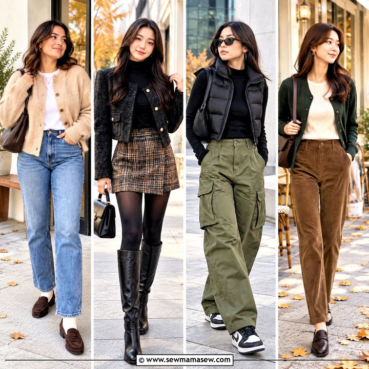 20 Korean Autumn Outfits for Cozy, Chic Campus Style Days