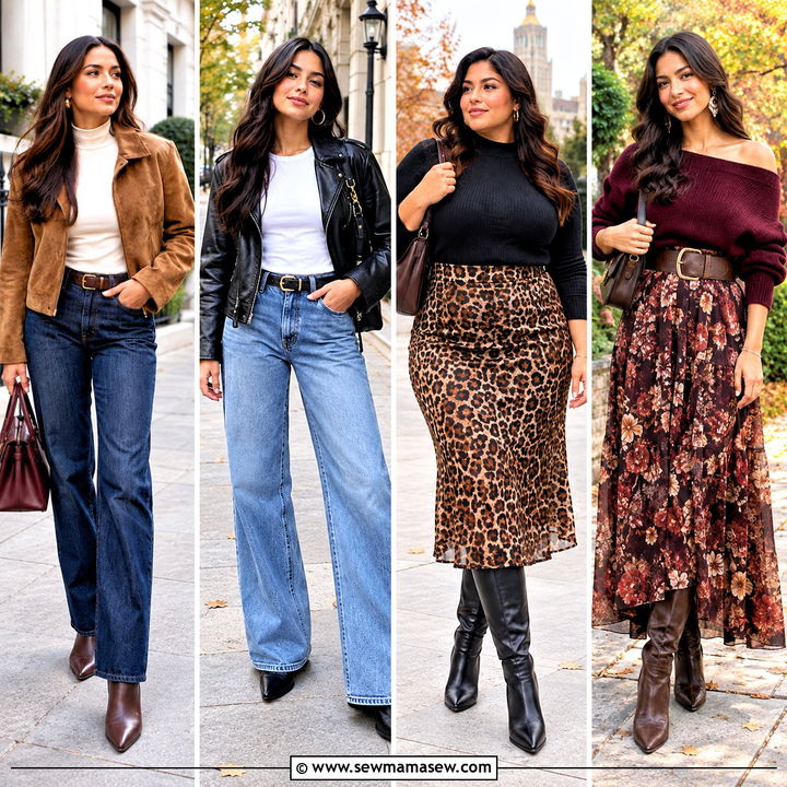 20 Latina Fall Outfit Ideas for Bold, Cozy Everyday Style