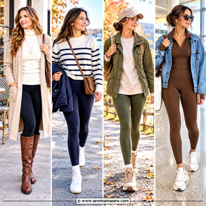 20 Leggings Fall Outfit Casual: Cozy Looks for Chilly Days