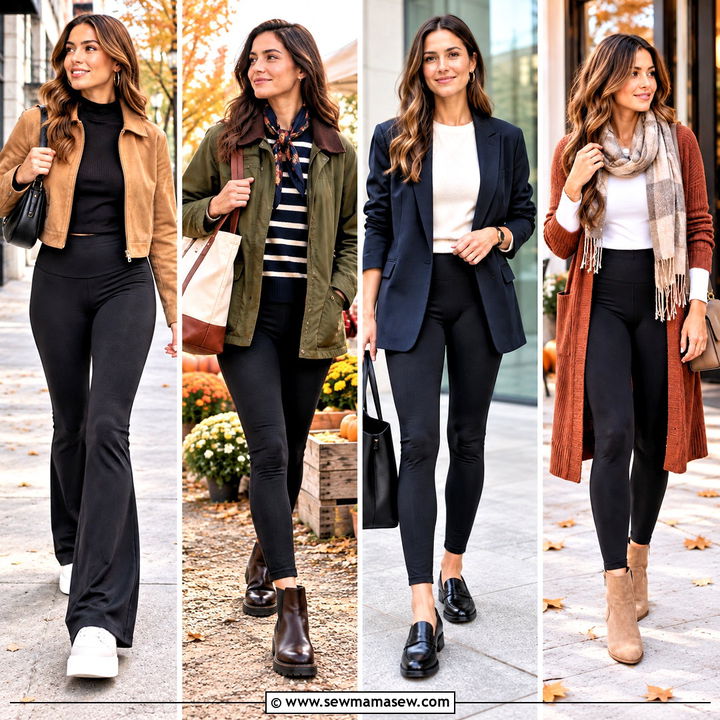 20 Leggings Outfit Autumn: Comfy Looks for Everyday Errands