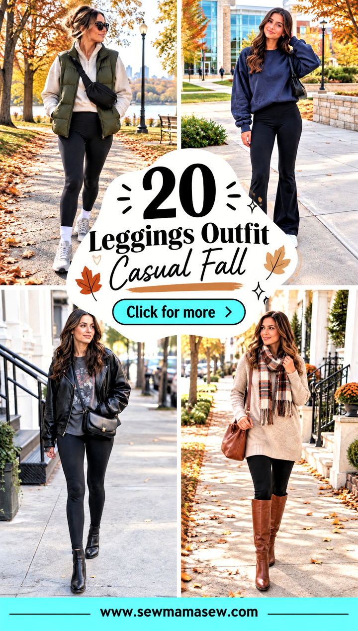 20 Leggings Outfit Casual Fall Easy Looks for Relaxed Weekends - 20 Leggings Outfit Casual Fall: Easy Looks for Relaxed Weekends