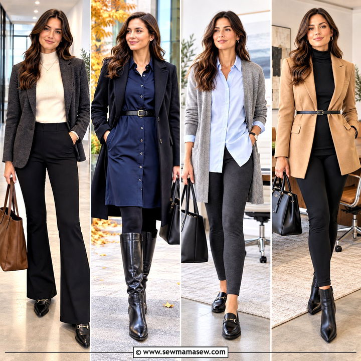 20 Leggings Outfit Fall Work Polished Looks for Casual Offices