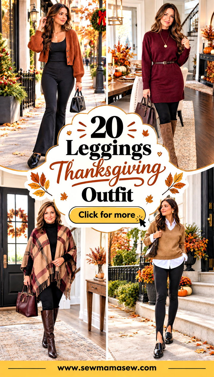 20 Leggings Thanksgiving Outfit Cozy Looks for Family Gatherings - 20 Leggings Thanksgiving Outfit: Cozy Looks for Family Gatherings