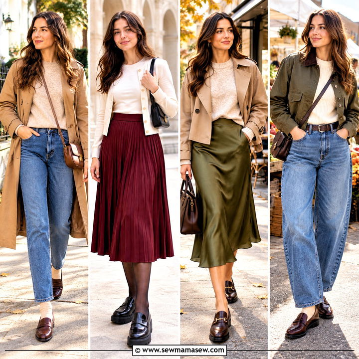 20 Loafers Autumn Outfit Ideas: Chic Looks for Crisp City Days