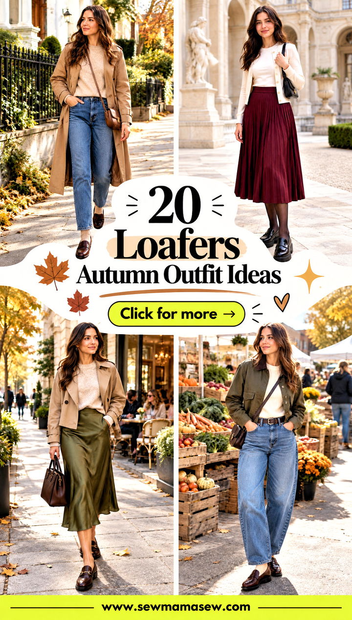 20 Loafers Autumn Outfit Ideas Chic Looks for Crisp City Days - 20 Loafers Autumn Outfit Ideas: Chic Looks for Crisp City Days