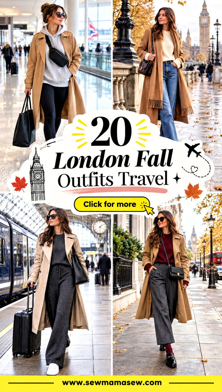20 London Fall Outfits Travel Chic Looks for City Breaks - 20 London Fall Outfits Travel: Chic Looks for City Breaks
