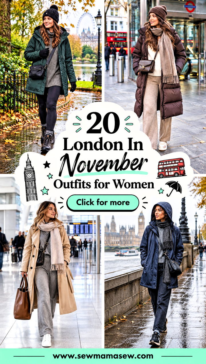 20 London In November Outfits for Women Chic City Layers - 20 London In November Outfits for Women: Chic City Layers