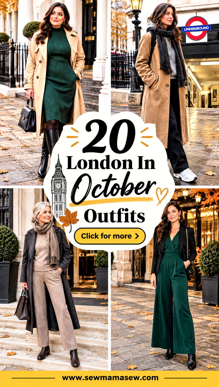 20 London In October Outfits Chic Layers for Exploring - 20 London In October Outfits: Chic Layers for Exploring
