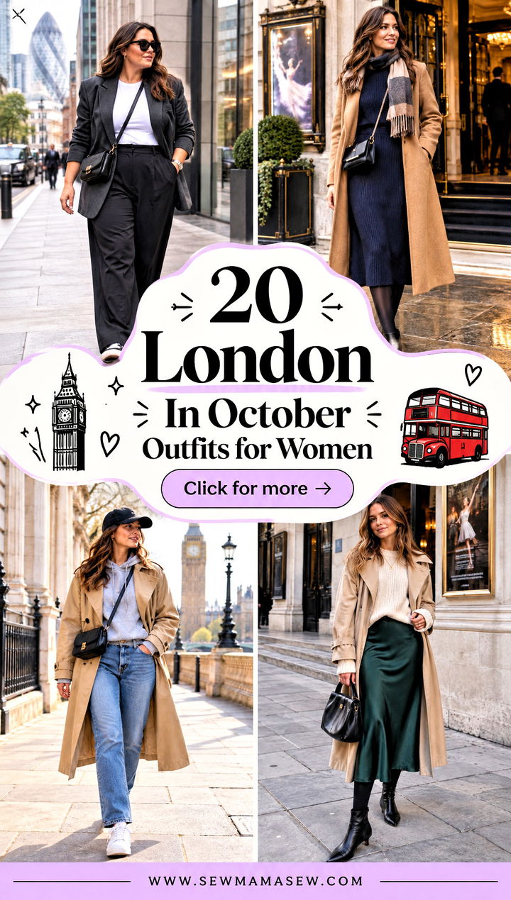 20 London In October Outfits for Women Cozy Travel Looks - 20 London In October Outfits for Women: Cozy Travel Looks