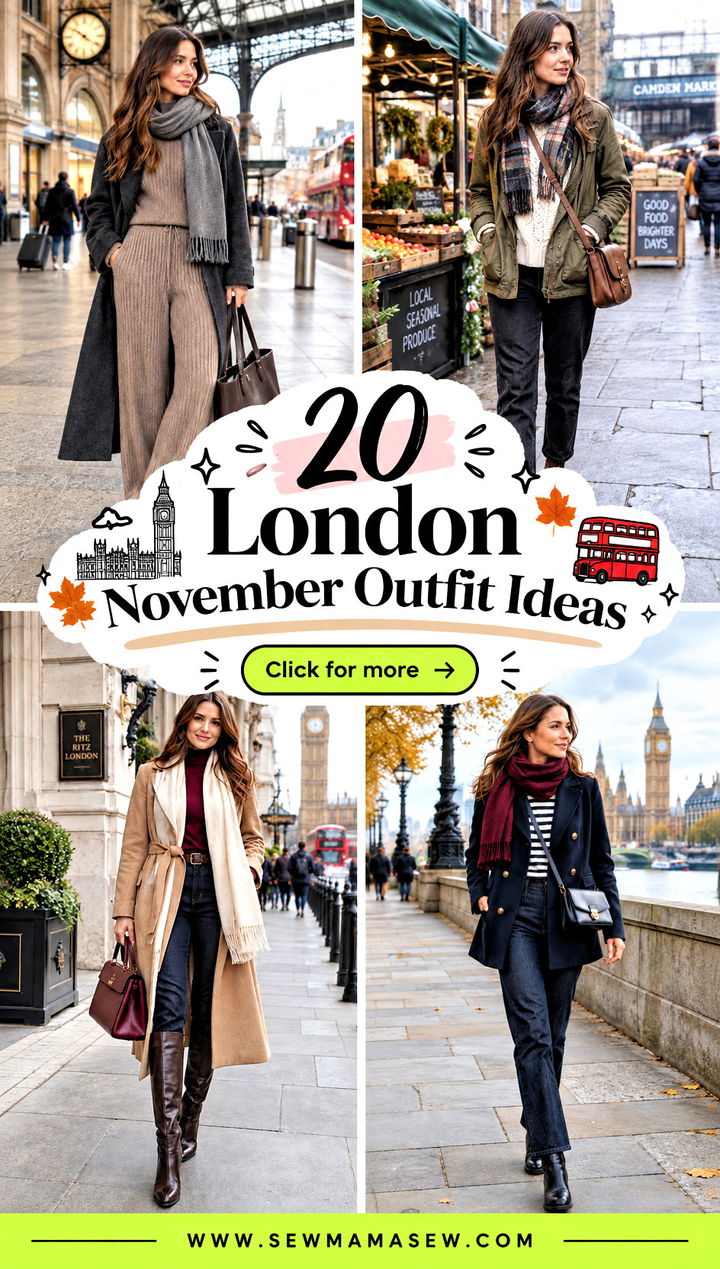 20 London November Outfit Ideas Cozy Styles for Visitors - 20 London November Outfit Ideas: Cozy Styles for Visitors