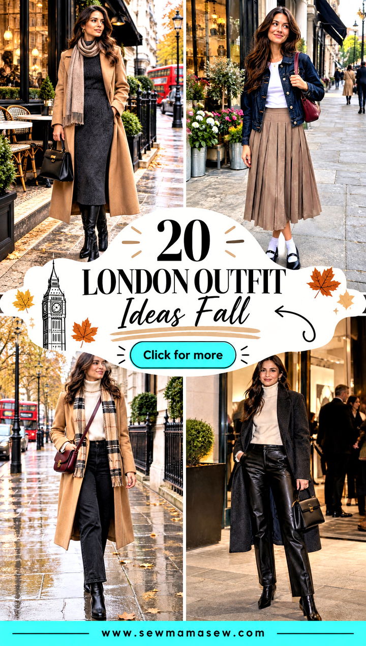 20 London Outfit Ideas Fall Chic Looks for City Wandering - 20 London Outfit Ideas Fall: Chic Looks for City Wandering