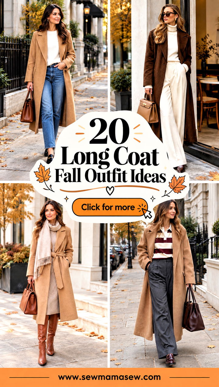 20 Long Coat Fall Outfit Ideas Cozy Style for City Days - 20 Long Coat Fall Outfit Ideas: Cozy Style for City Days