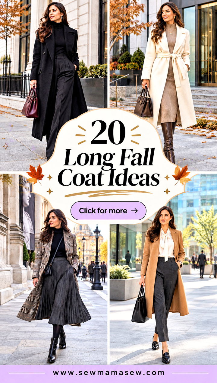 20 Long Fall Coat Ideas Chic Layers for Crisp Autumn Days - 20 Long Fall Coat Ideas: Chic Layers for Crisp Autumn Days