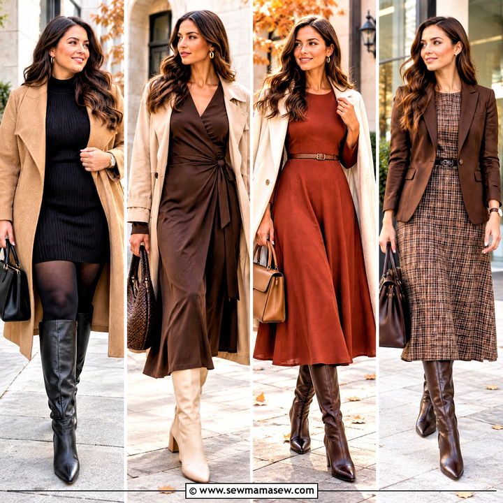 20 Long Sleeve Fall Dress Ideas Cozy Looks for Day to Night
