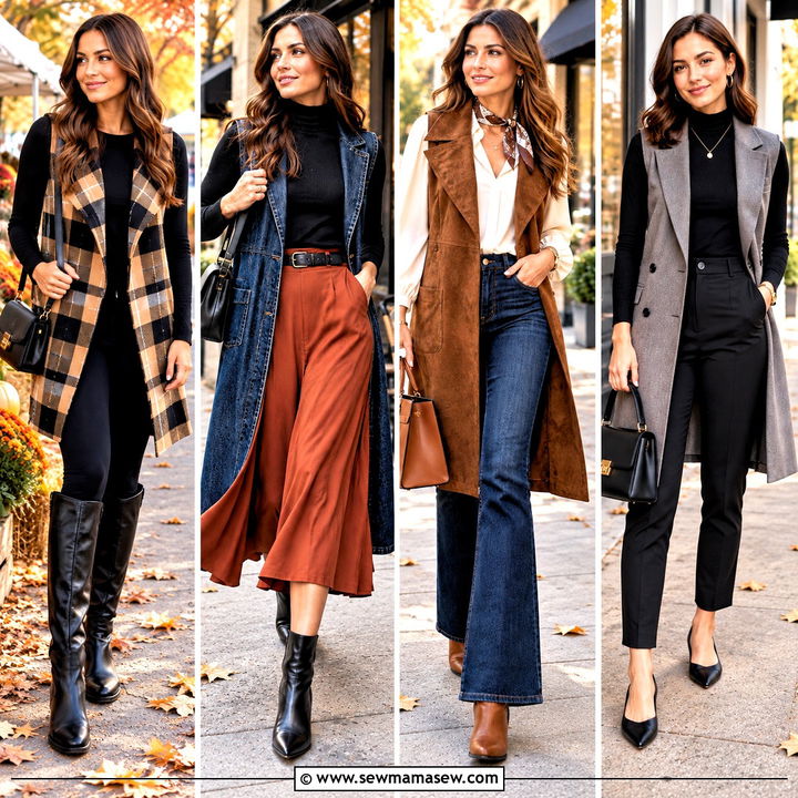 20 Long Vest Outfit Fall Ideas for Effortless Everyday Style