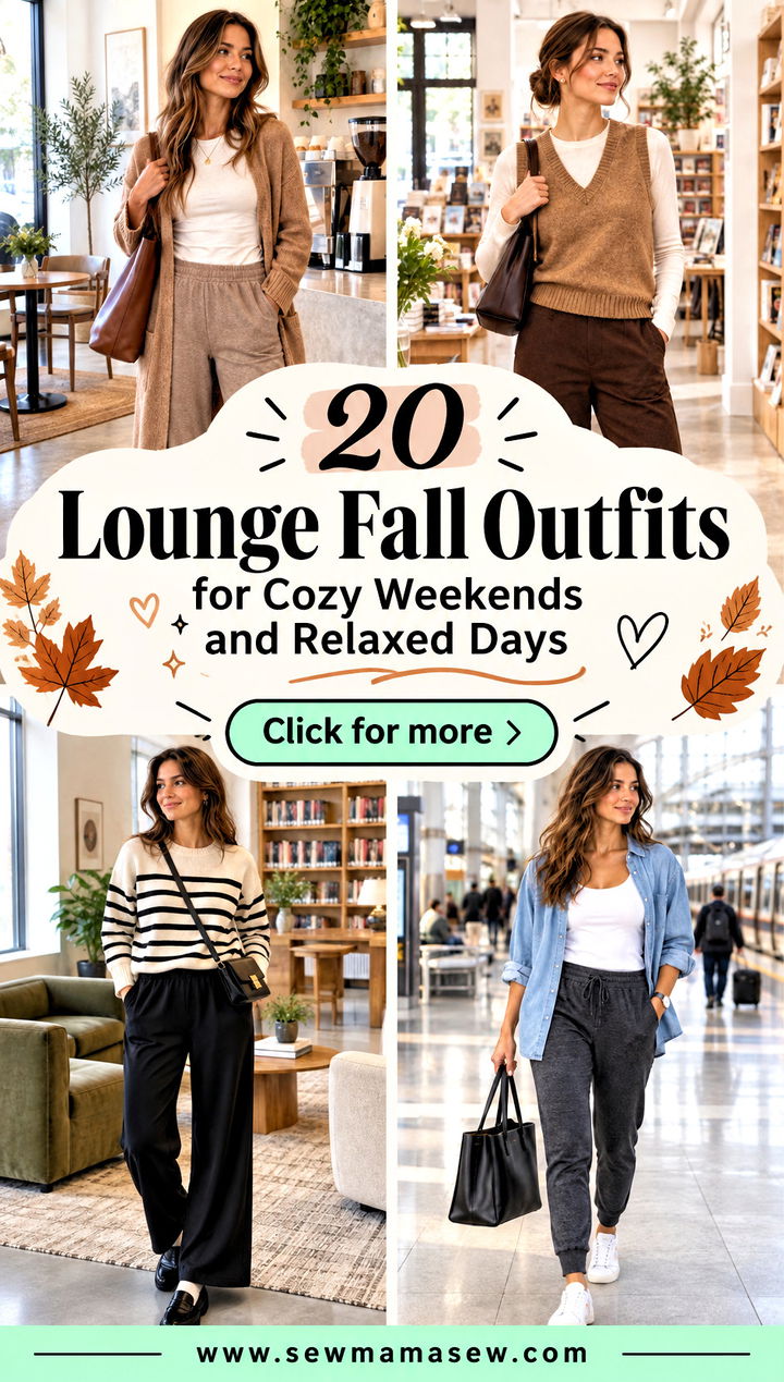 20 Lounge Fall Outfits for Cozy Weekends and Relaxed Days - 20 Lounge Fall Outfits for Cozy Weekends and Relaxed Days