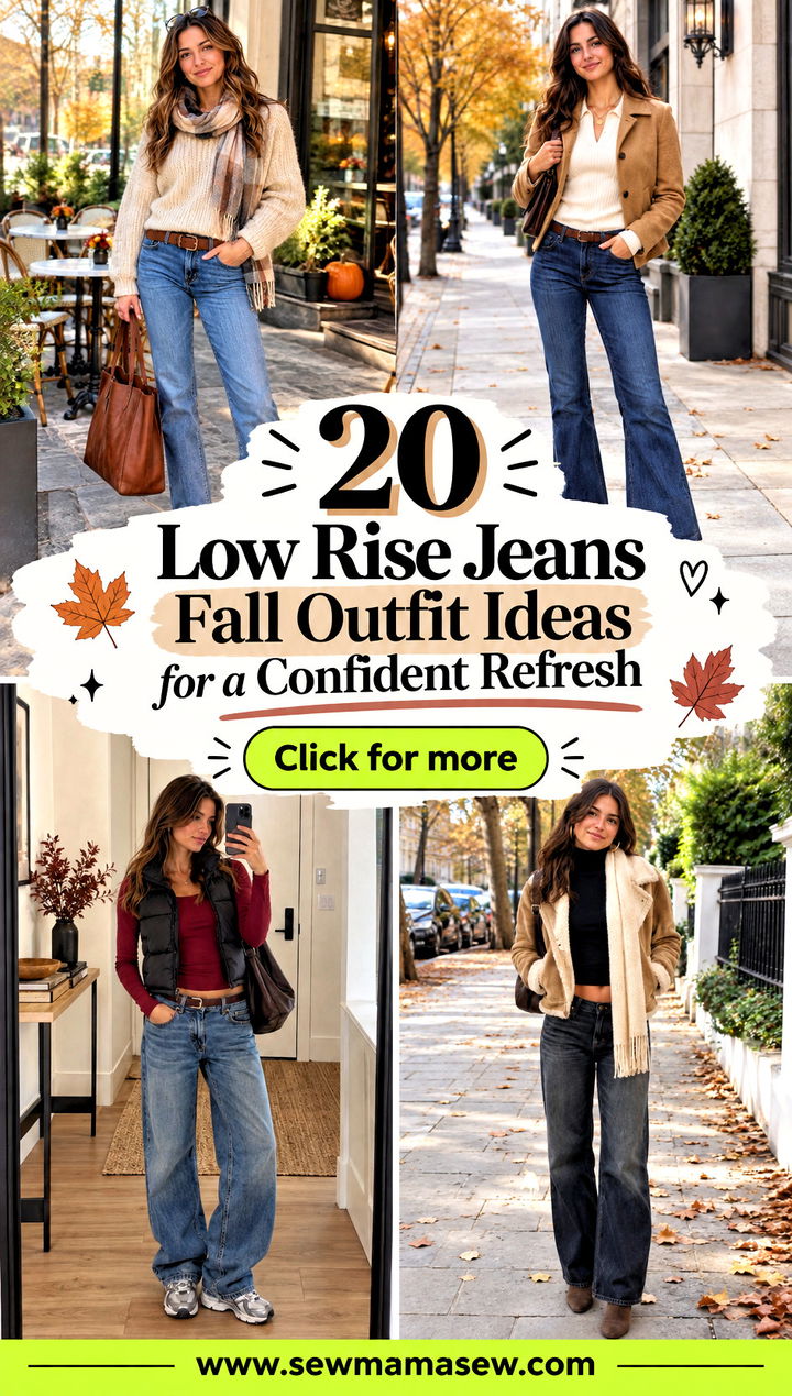 20 Low Rise Jeans Fall Outfit Ideas for a Confident Refresh - 20 Low Rise Jeans Fall Outfit Ideas for a Confident Refresh
