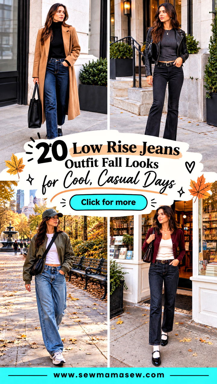 20 Low Rise Jeans Outfit Fall Looks for Cool Casual Days - 20 Low Rise Jeans Outfit Fall Looks for Cool, Casual Days