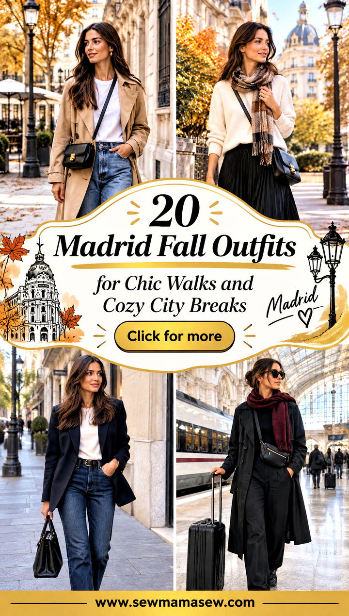 20 Madrid Fall Outfits for Chic Walks and Cozy City Breaks - 20 Madrid Fall Outfits for Chic Walks and Cozy City Breaks