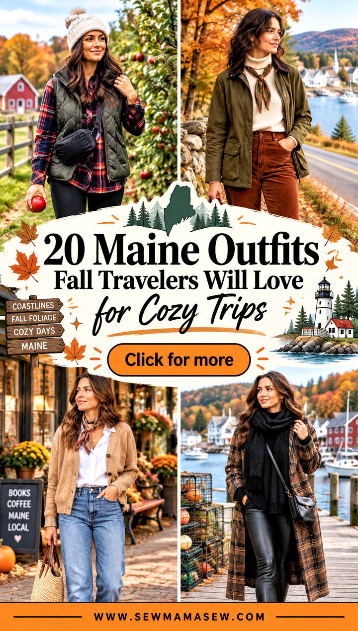 20 Maine Outfits Fall Travelers Will Love for Cozy Trips - 20 Maine Outfits Fall Travelers Will Love for Cozy Trips