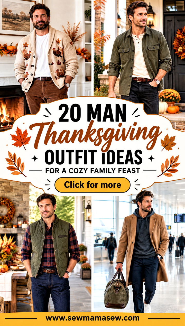 20 Man Thanksgiving Outfit Ideas for a Cozy Family Feast - 20 Man Thanksgiving Outfit Ideas for a Cozy Family Feast