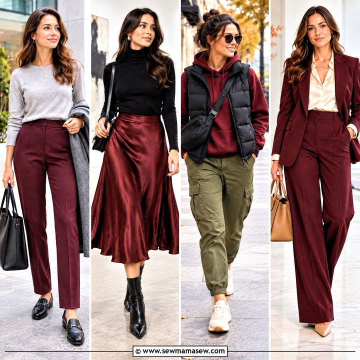 20 Maroon Fall Outfit Ideas for a Rich Cozy Style Refresh