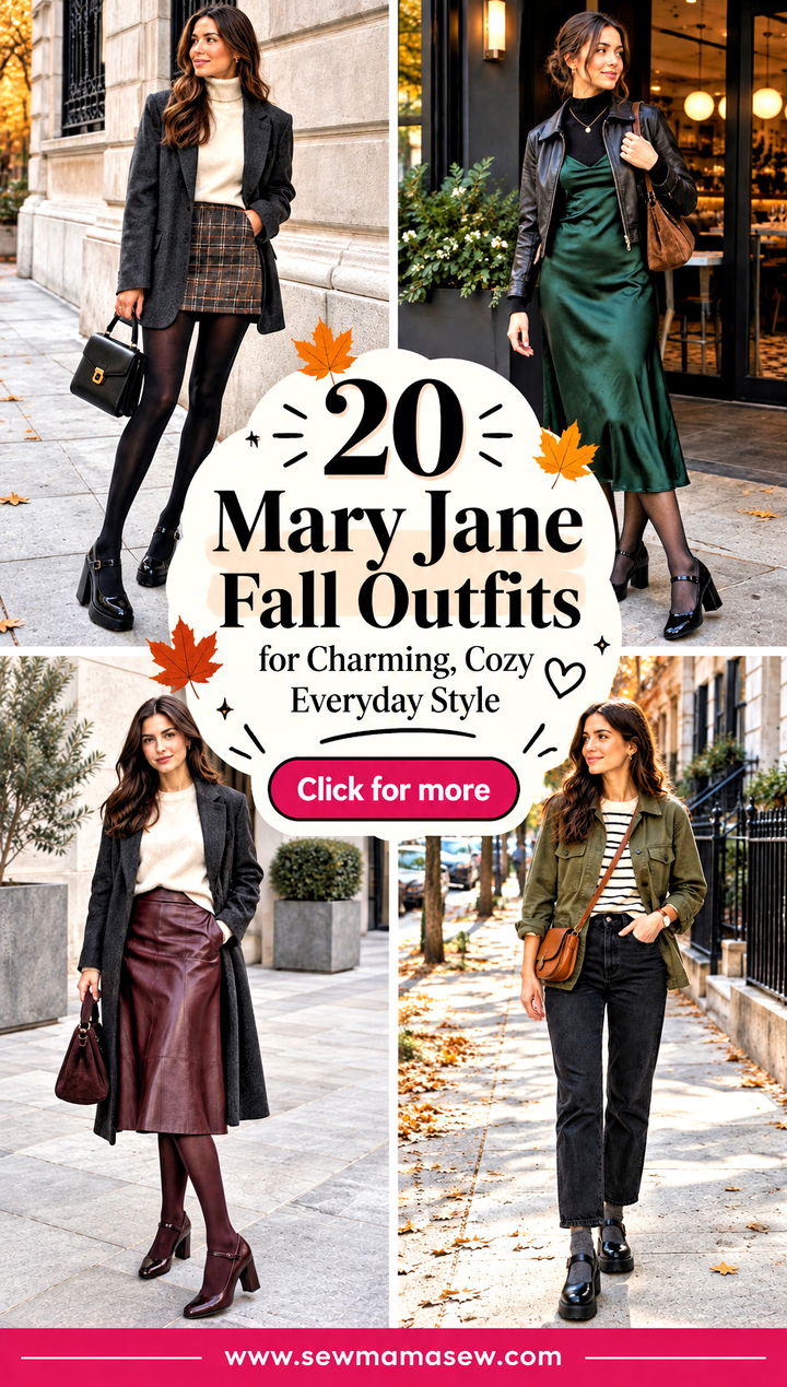 20 Mary Jane Fall Outfits for Charming Cozy Everyday Style - 20 Mary Jane Fall Outfits for Charming, Cozy Everyday Style