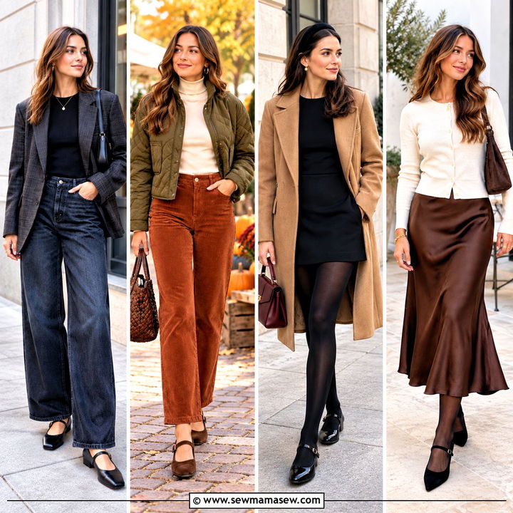 20 Mary Jane Flats Outfit Fall Ideas for Chic Comfy Days