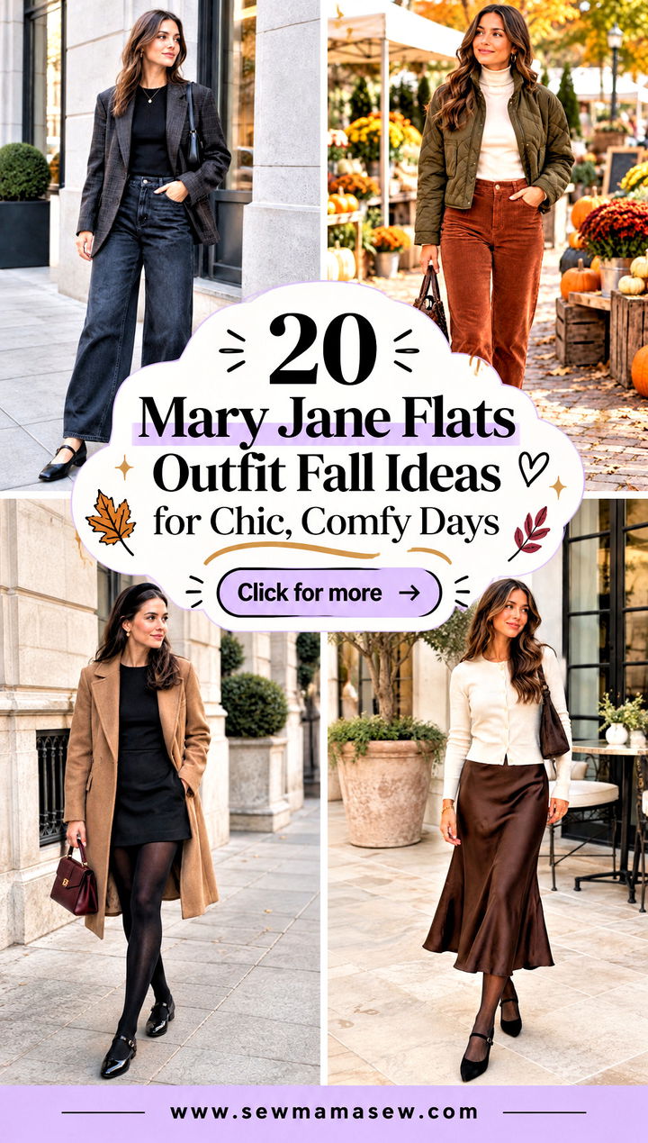 20 Mary Jane Flats Outfit Fall Ideas for Chic Comfy Days - 20 Mary Jane Flats Outfit Fall Ideas for Chic, Comfy Days
