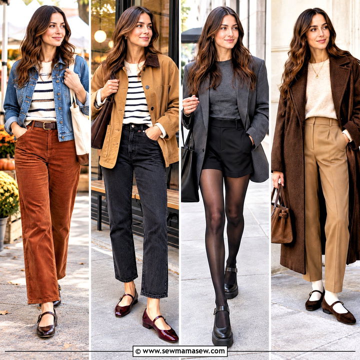 20 Mary Jane Shoes Outfit Fall Looks for Cozy City Days