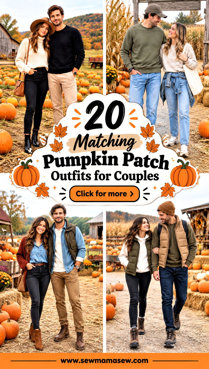 20 Matching Pumpkin Patch Outfits for Couples Cozy Looks - 20 Matching Pumpkin Patch Outfits for Couples: Cozy Looks